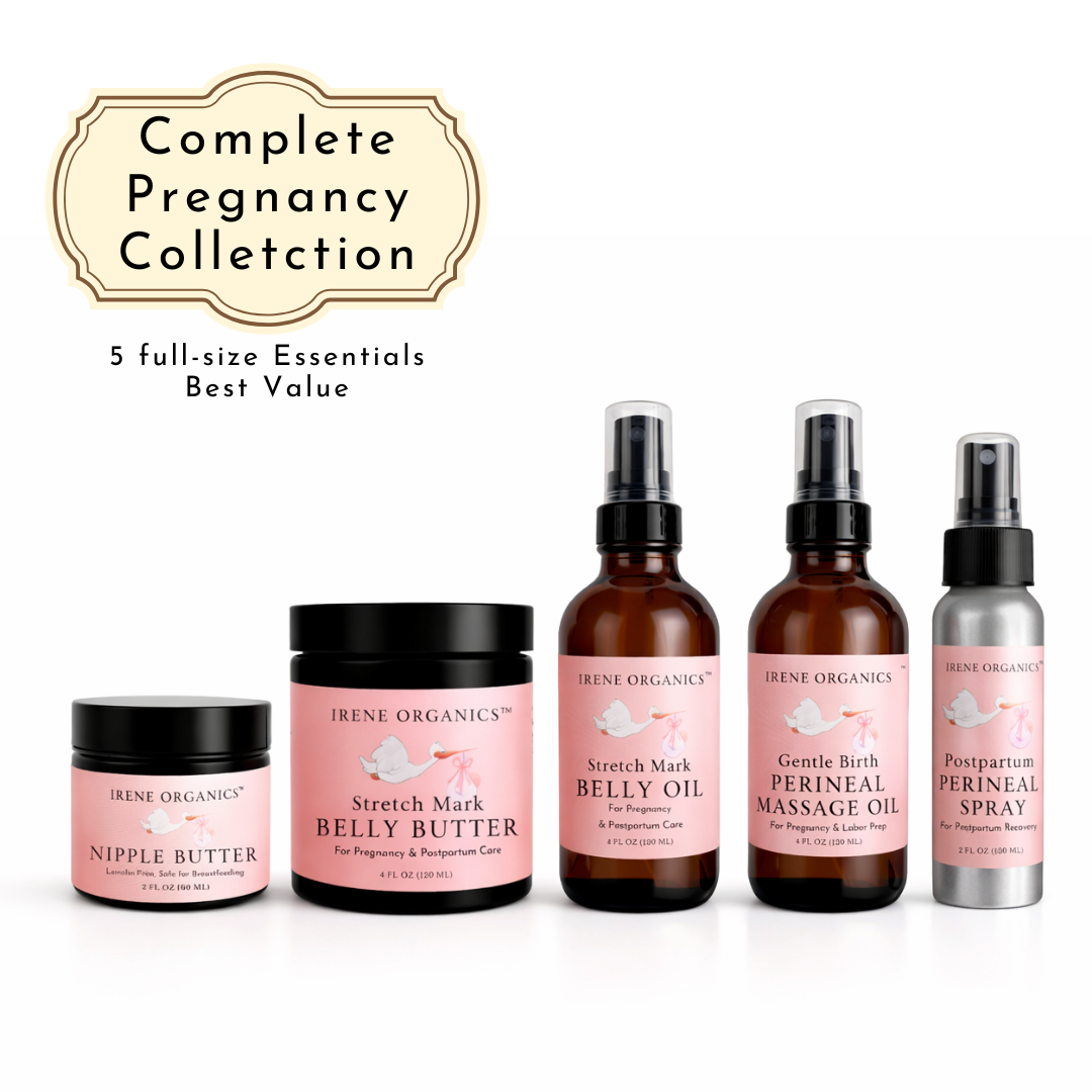 Complete Pregnancy & Postpartum Care Routine by Irene Organics