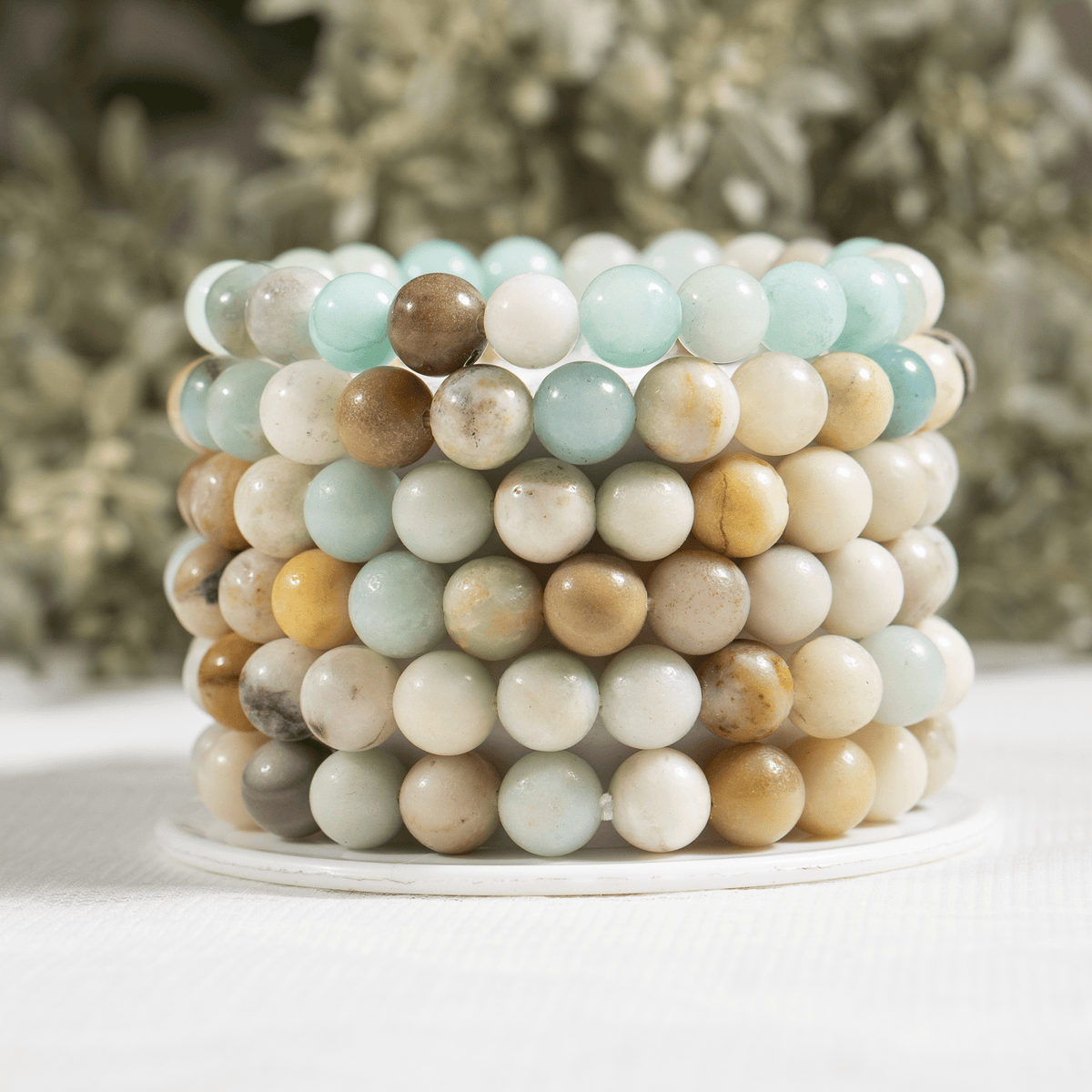 Multi Amazonite Bracelet(Success and Good Luck) DestGlow
