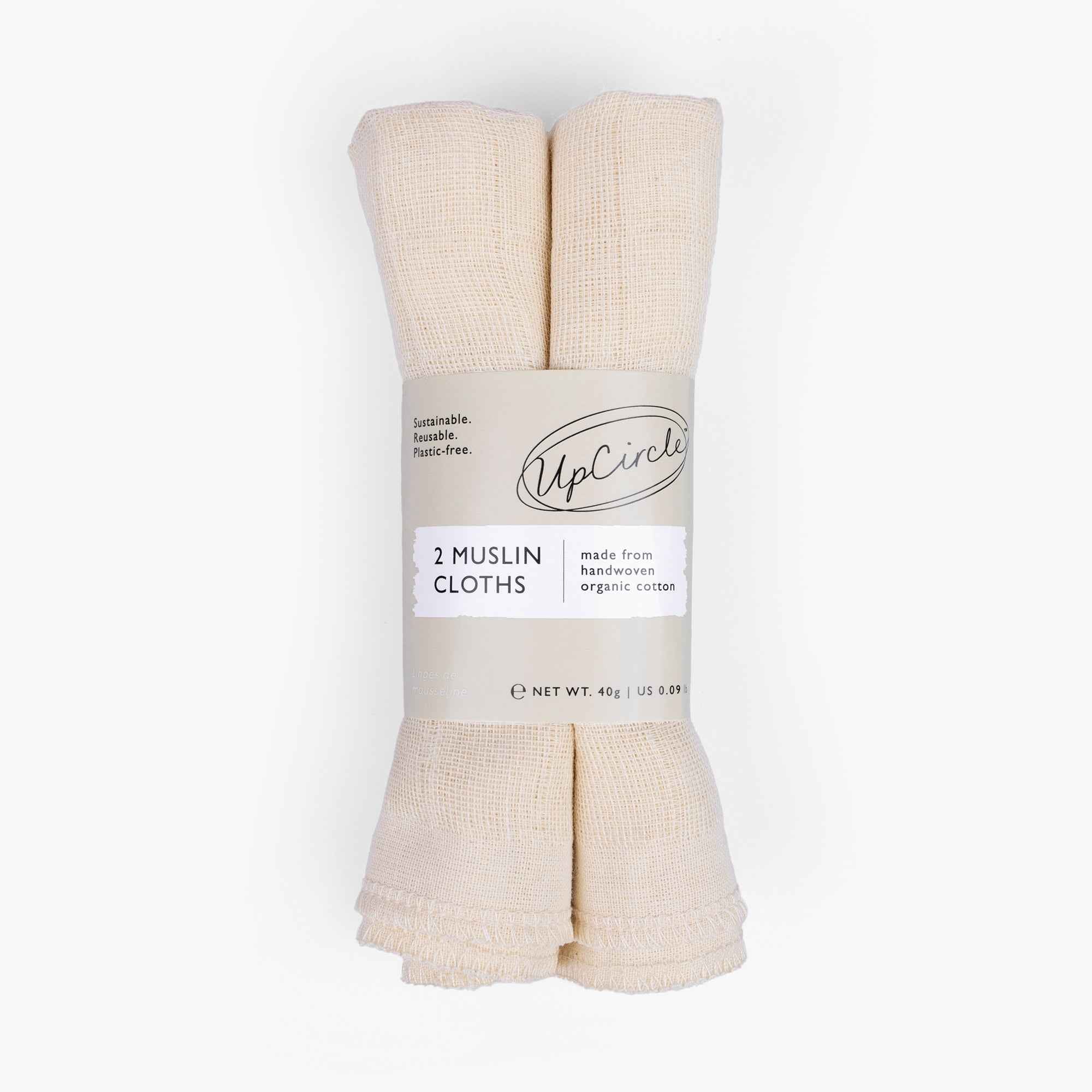 Organic Muslin Face Cloths