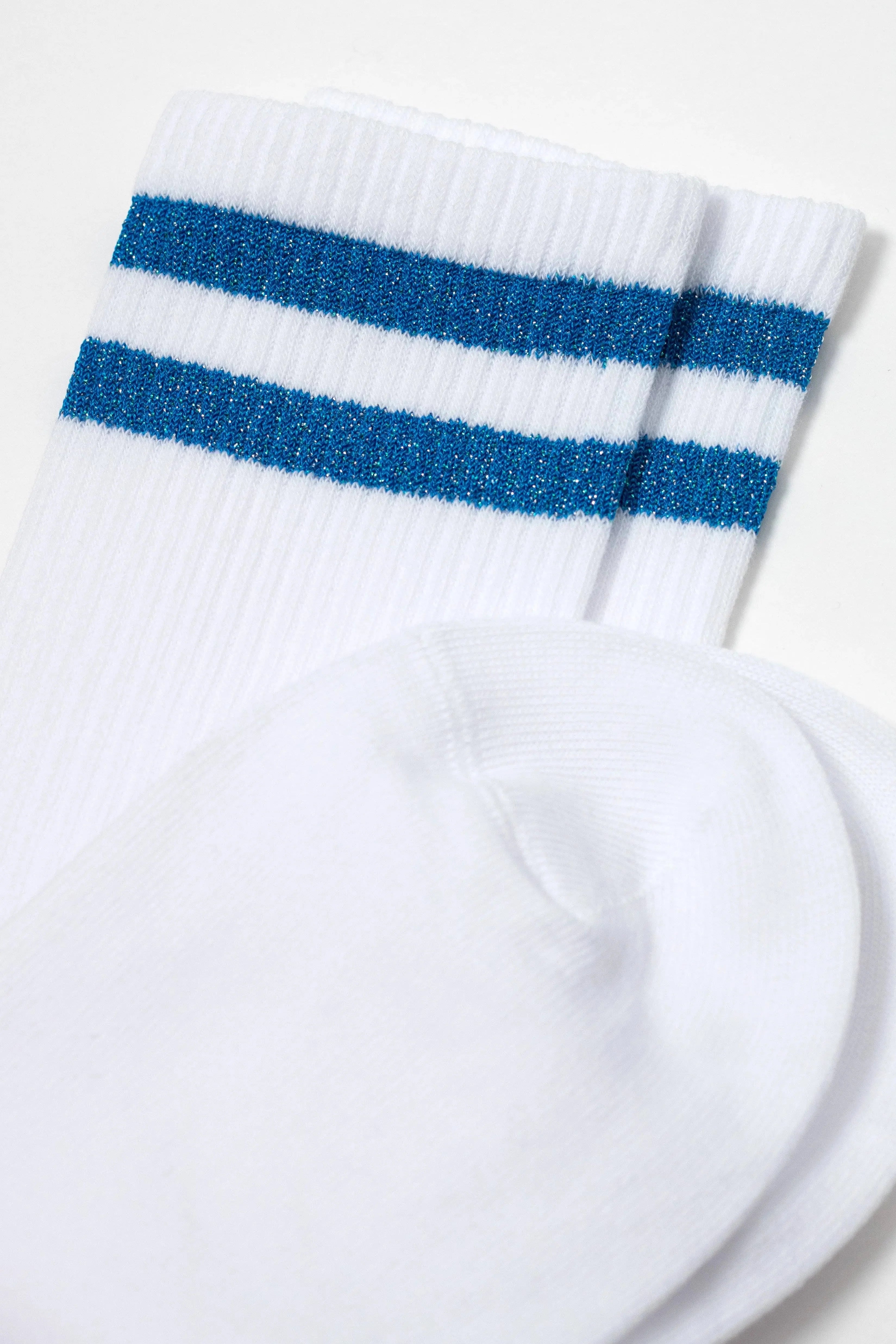 Conte Cotton Long Socks Active 157 - Lurex Stripes - DestGlow