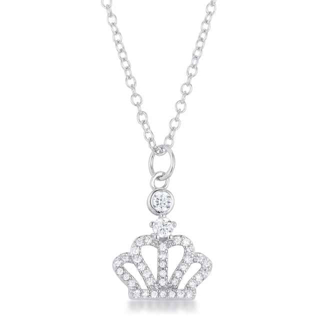 Jewelry Tabitha 0.5 ct Crown Pendant Necklace