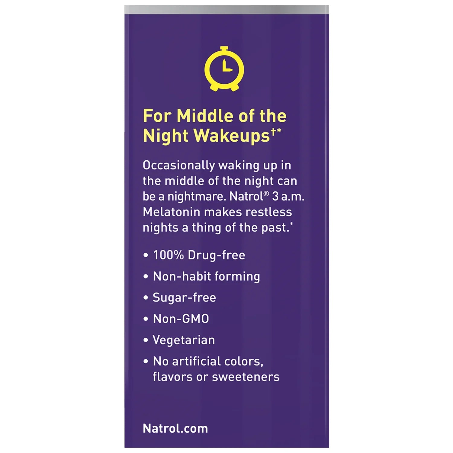 Natrol 3 A.M. Melatonin Fast Dissolve Tablets – Lavender Vanilla | 60ct by Top Vita Shop