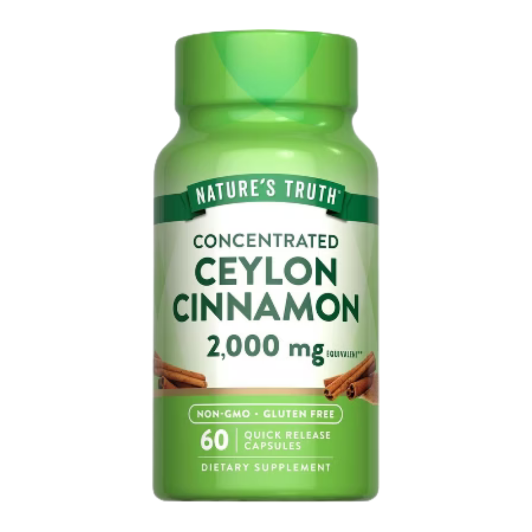 Nature’s Truth Cinnamon 2?000?mg Capsules (60?count) DestGlow
