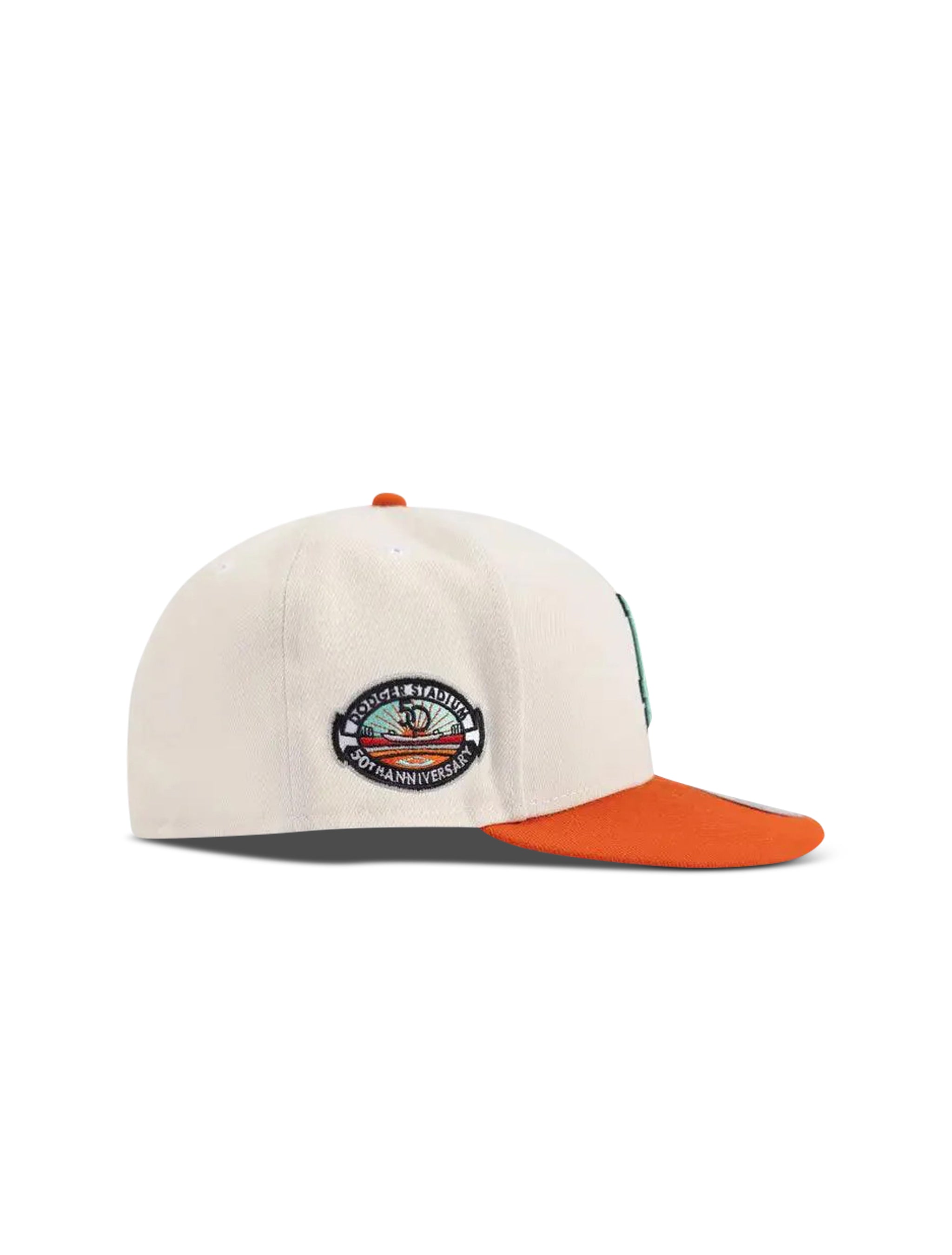 New Era 5950 Dodgers "50Th Anniversary" Patch Hat by Denim Exchange