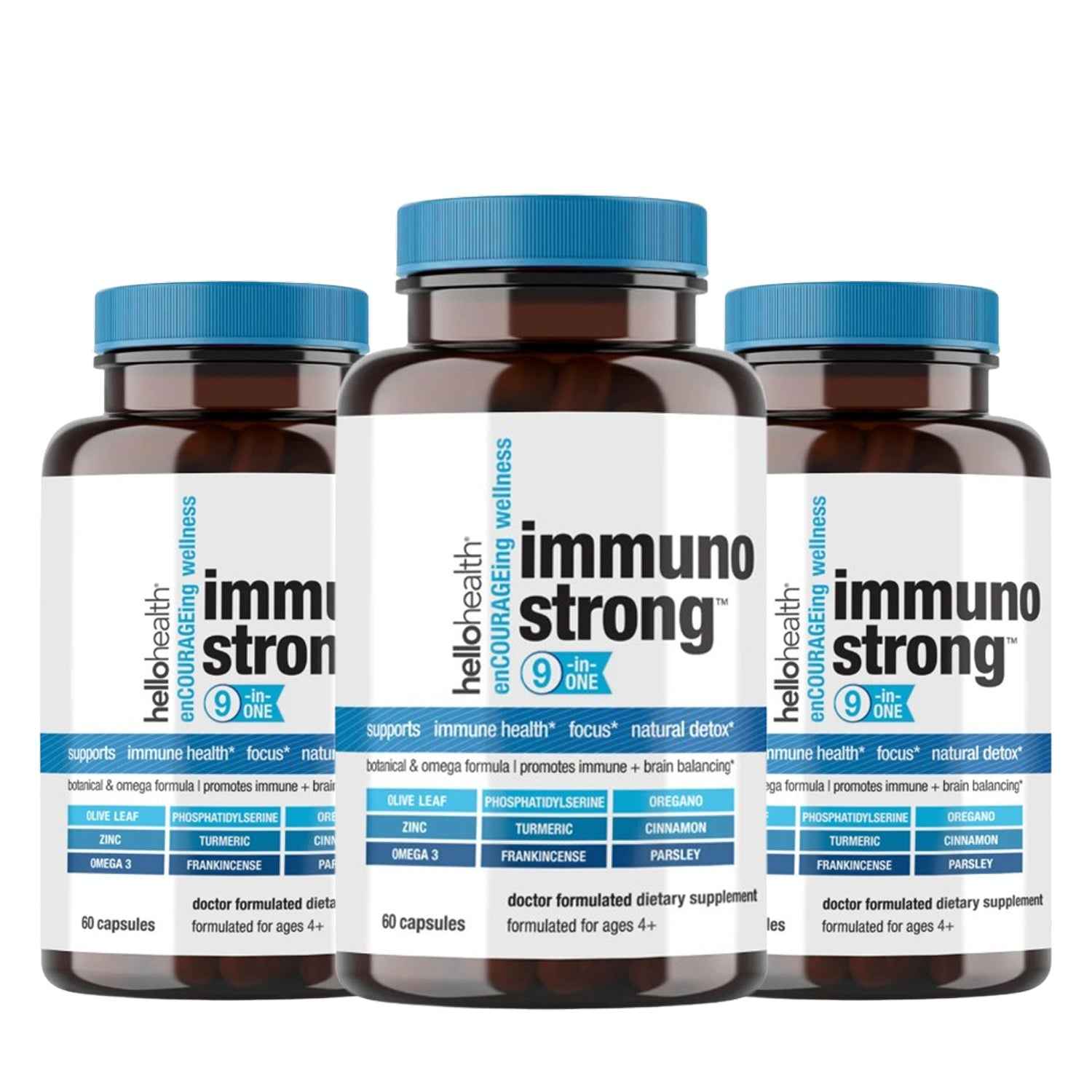 9-in-1 Immune Support Natural & Detox capsules by hellohealth