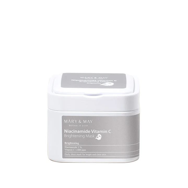 MARY & MAY - Niacinamide Vitamin C Brightening Mask 30pcs by HanBeauty