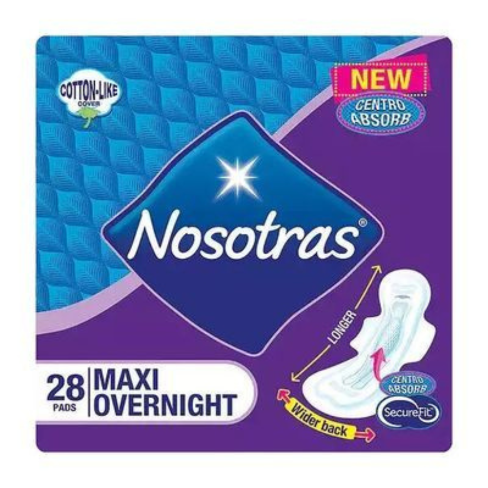 Nosotras Maxi Overnight Pads (28 units) DestGlow