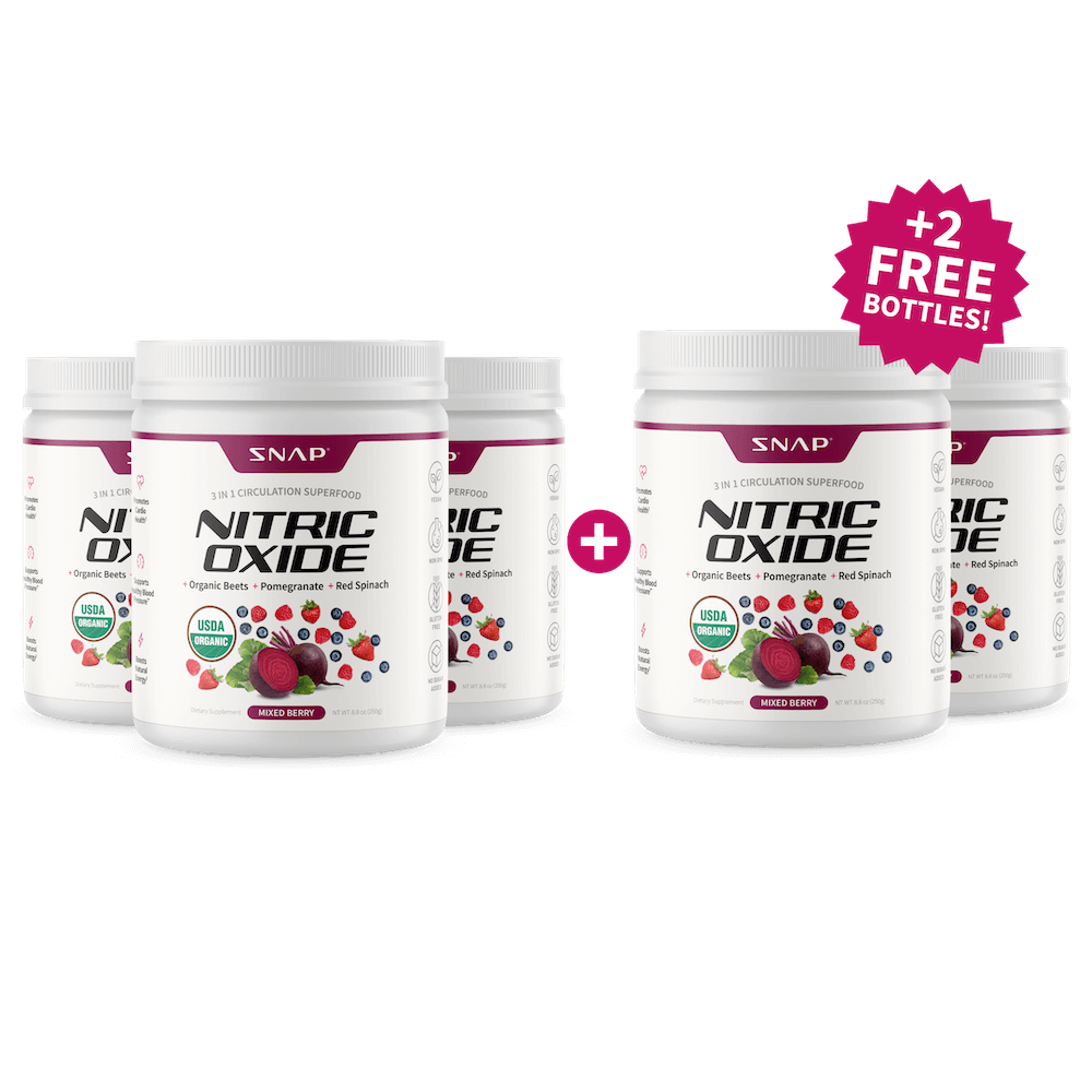 Nitric Oxide Organic Beets - Buy 3, Get 2 FREE! by Snap Supplements