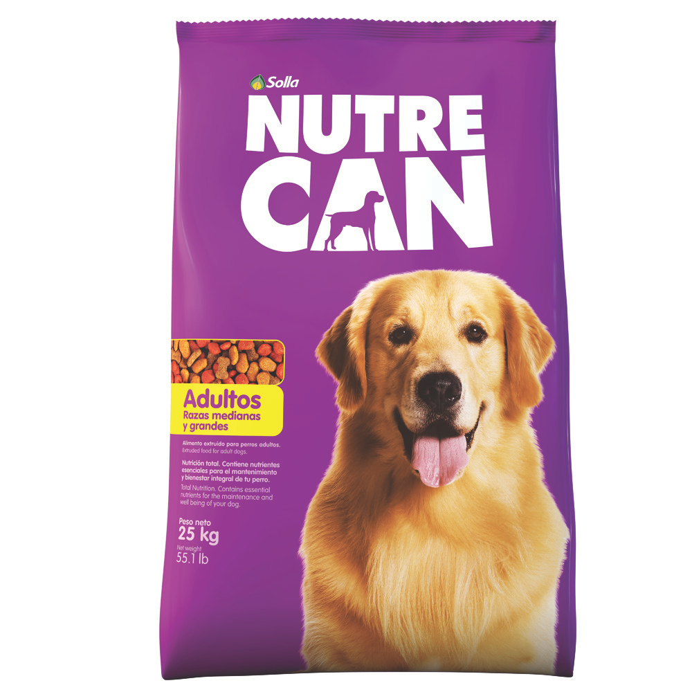 Solla Nutrecan Premium Adult Medium & Large Breed Dog Food (55.1 lb / 25 kg) DestGlow