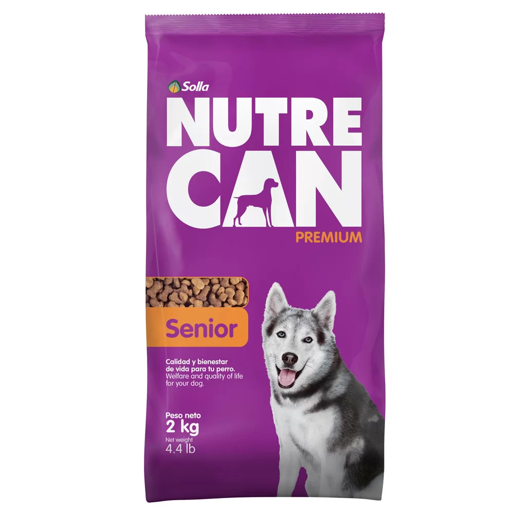 Solla Nutrecan Premium Senior Dog Food (4.4 lb / 2 kg) DestGlow