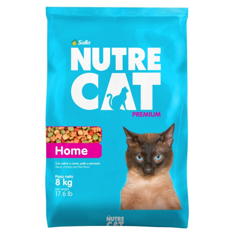 Solla Nutrecat Premium Home Cat Food (17.6 lb / 8 kg) DestGlow