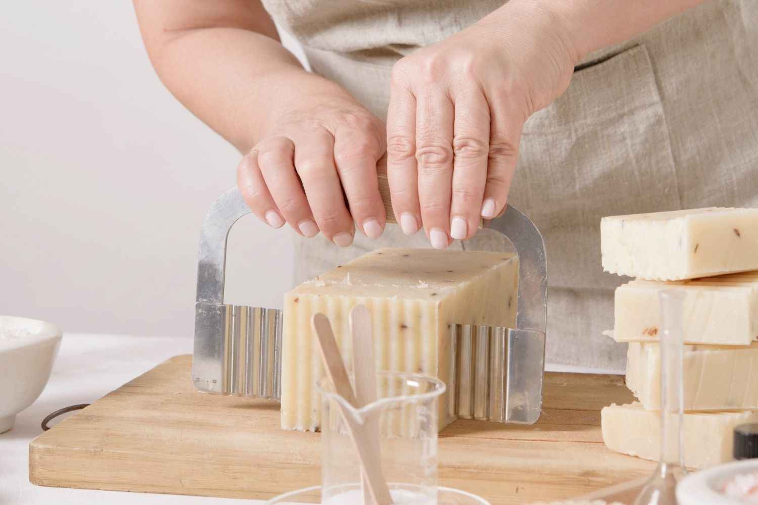 Set of 6 Handmade cold process ,Natural Soap Bars in gift Set box