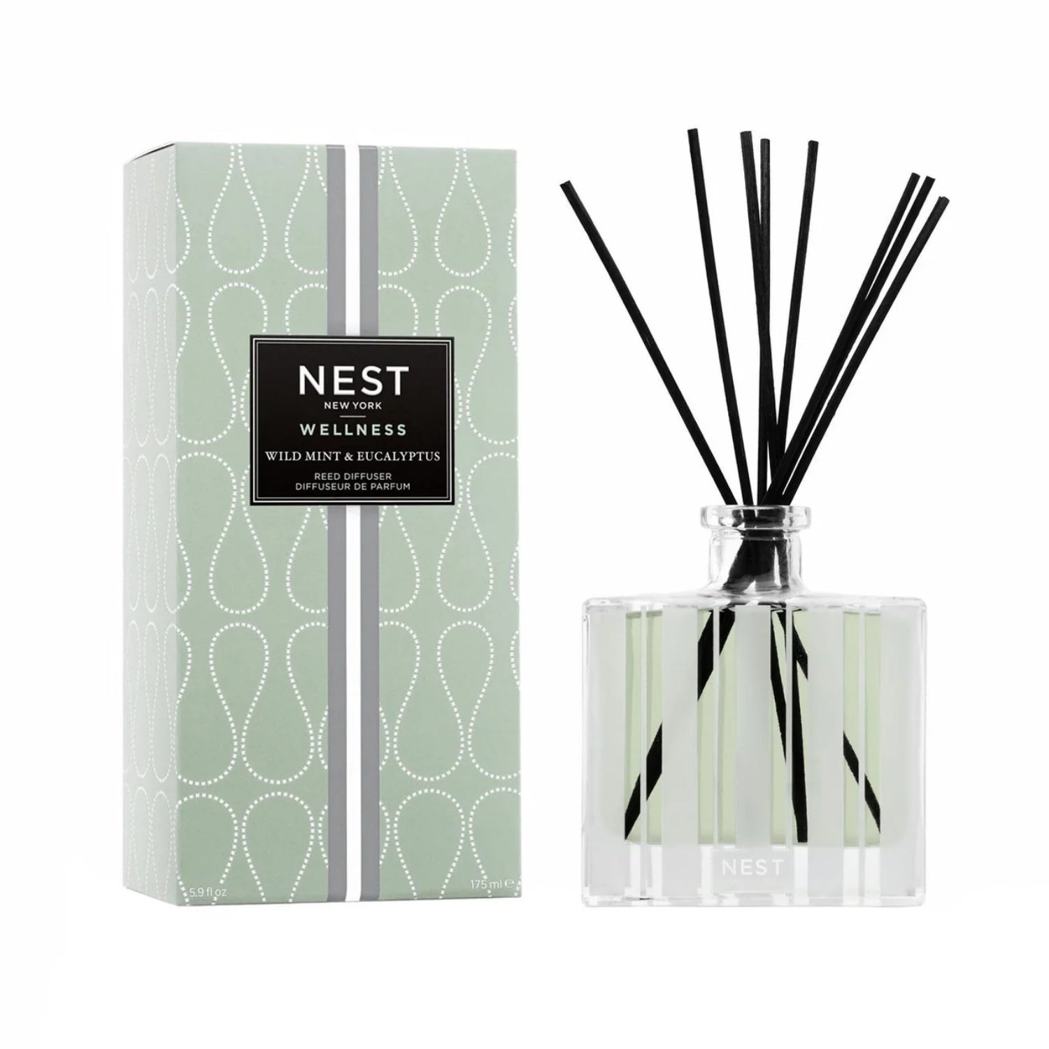 Nest New York Wild Mint & Eucalyptus Reed Diffuser 5.9 OZ - DestGlow