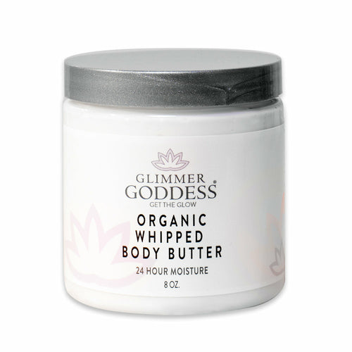 Organic Whipped Body Butter - Lemon Verbena Moisturizer for Dry Skin