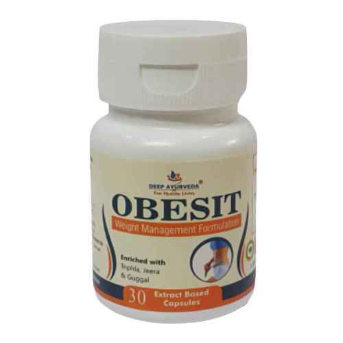 Deep Ayurveda Obesit 500mg Veg Capsules