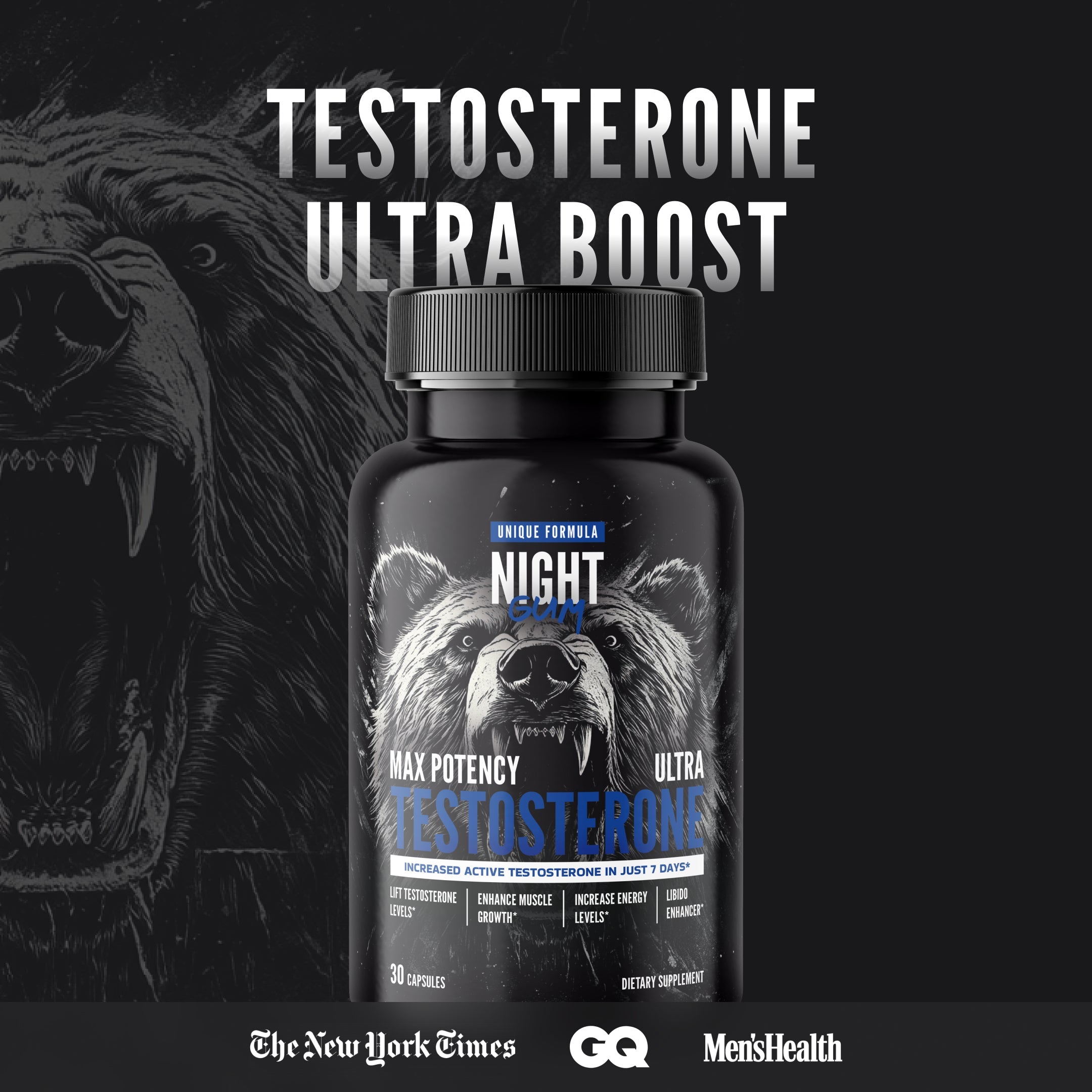 Night Gum testosterone support complex by RevitMe - Supplements Store