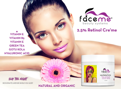 2.5% Retinol Cream - Anti-Aging Face Moisturizer for Wrinkles & Fine Lines