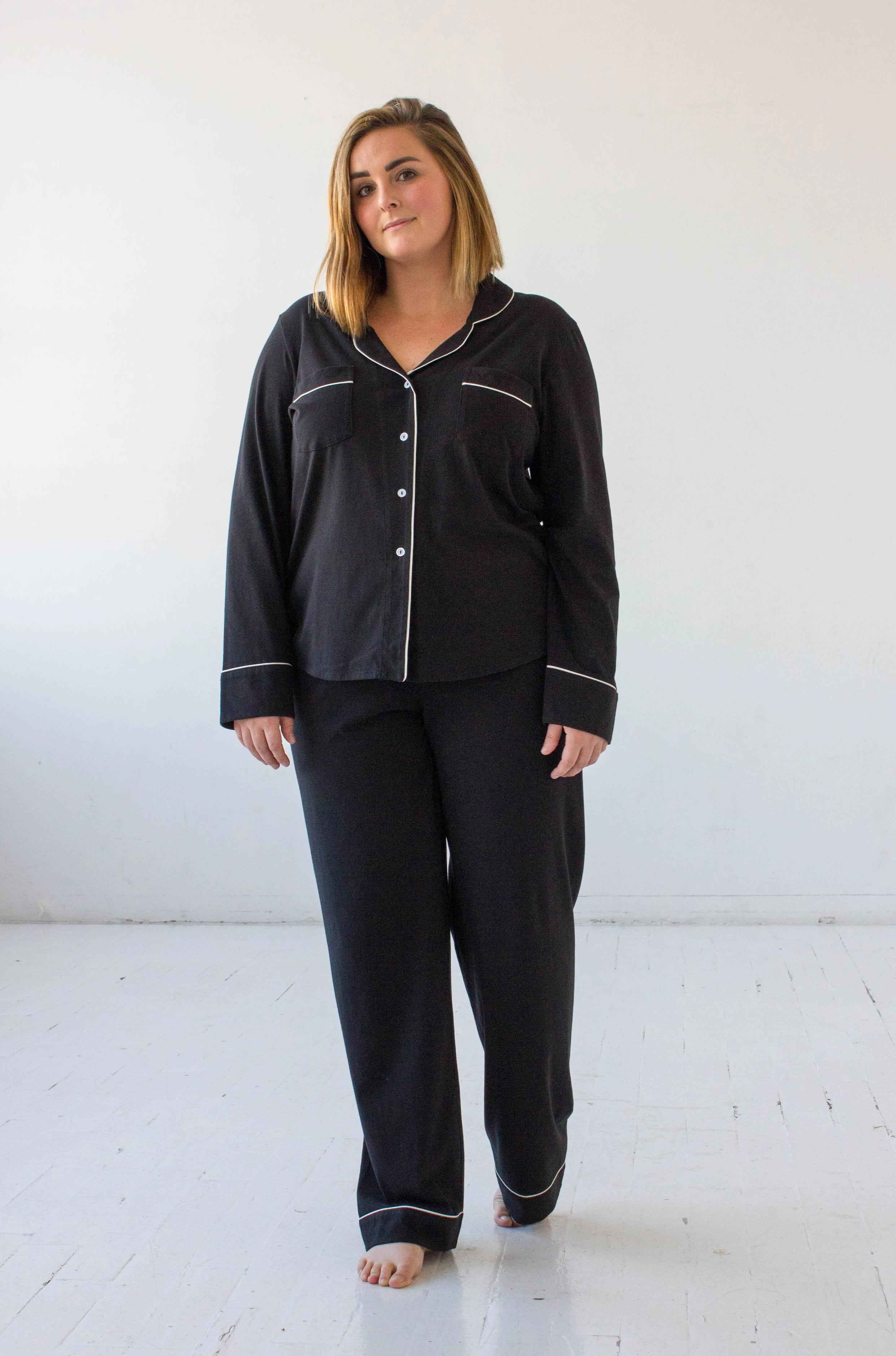 Classic Luxury Pajamas in Brushed Pima Cotton - DestGlow