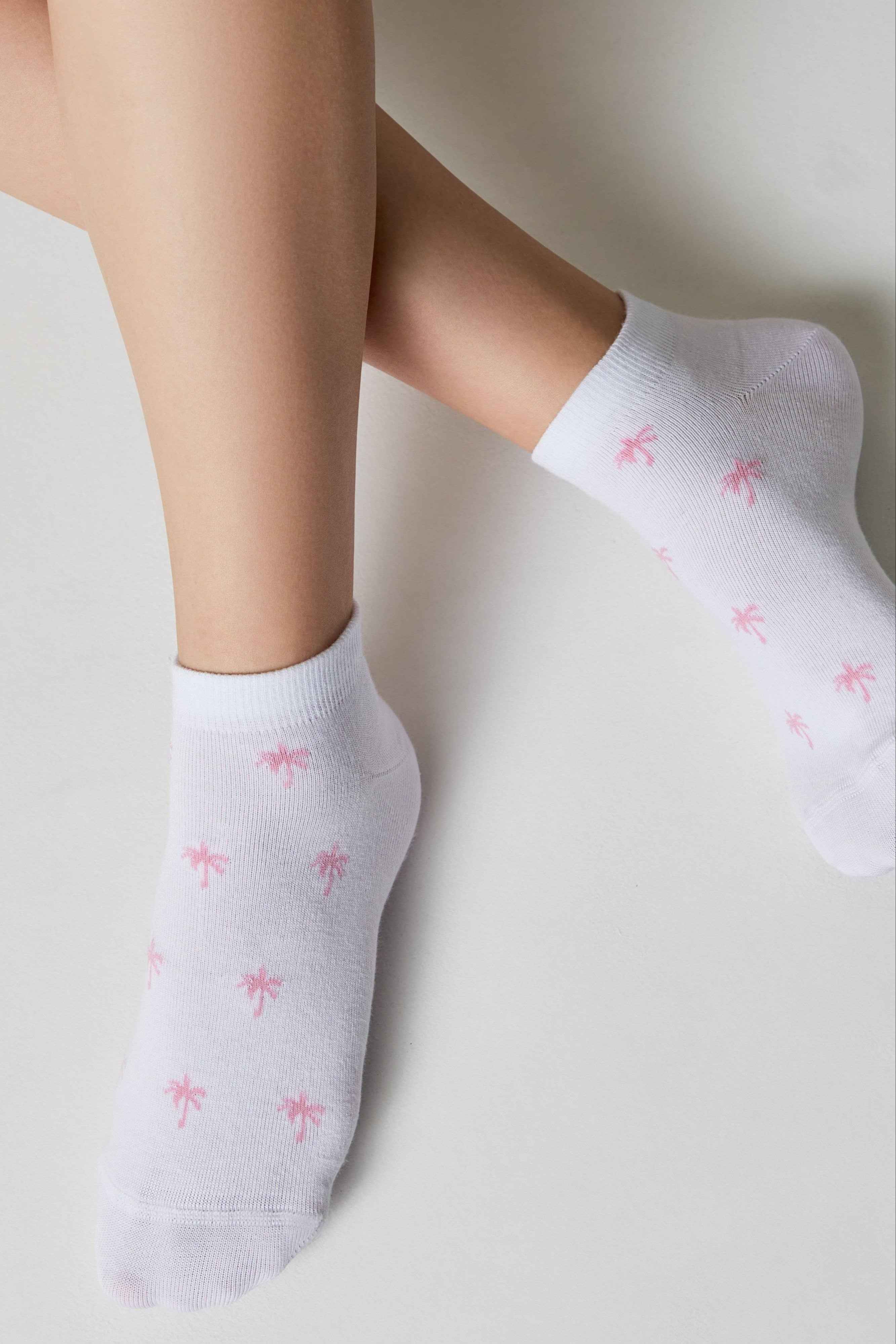 Cotton Ankle Socks Conte Active - 589 Palm Trees