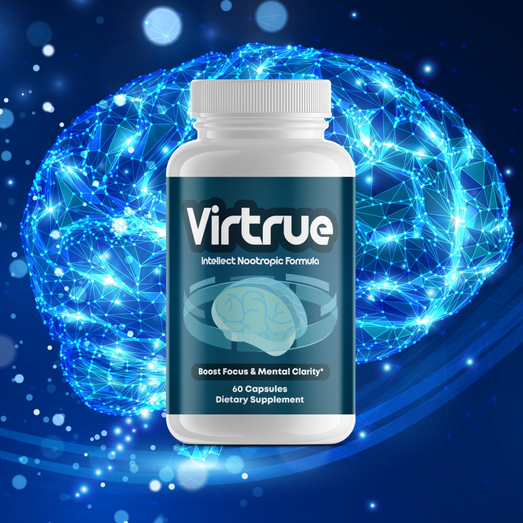 Intellect | Focus, Memory & Reaction Nootropic Capsules by Virtrue