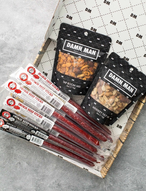 Gourmet Beef & Nuts Snack Box - High-Protein Gift for Men