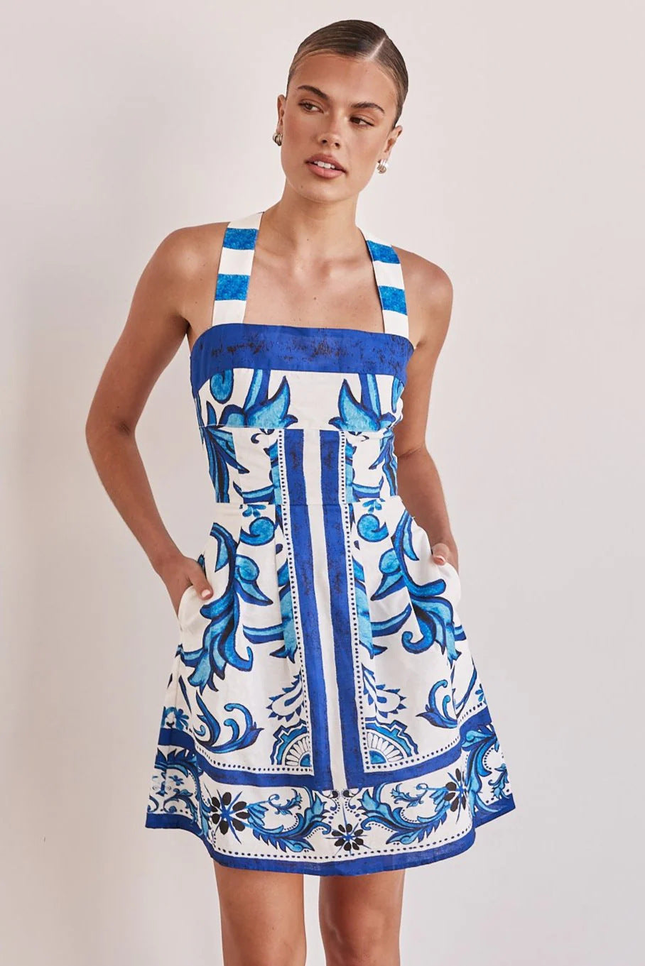 Summer Women Cami Dress Printed Suspender by Ragazza