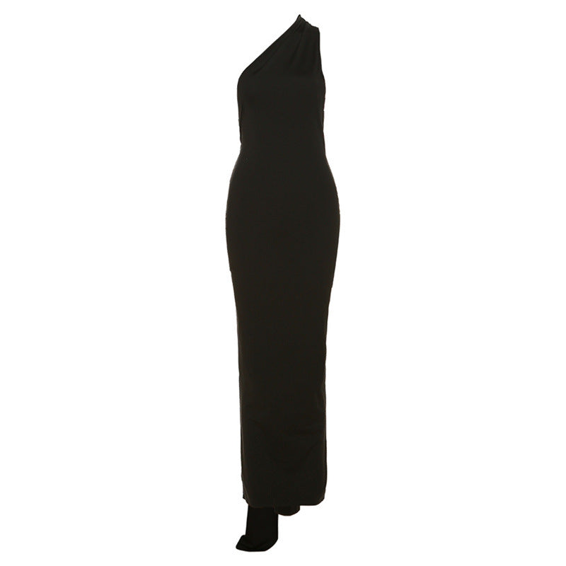 Summer Women Clothing Sexy Backless Halter Sheath Slim Fit Evening Dress Dress for Women by Ragazza