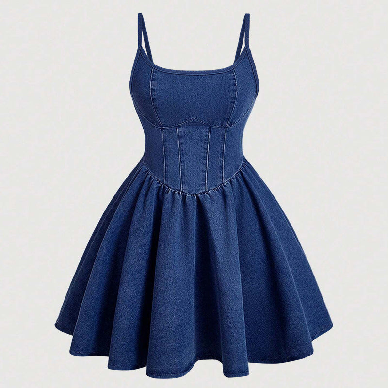 Women Clothing Sweet Spaghetti Strap Dress Casual Cute Dress Source by Ragazza