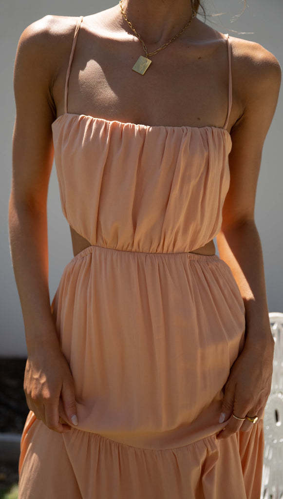 Women Clothing Sleeveless Cropped Outfit Stitching Layer Long Large Hem Dress