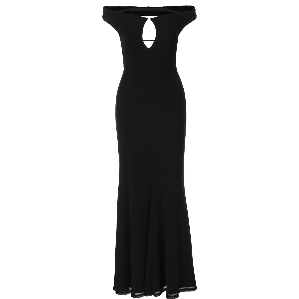 Women Clothing Autumn Winter Sexy Backless Hollow Out Cutout out Solid Color Slim Dress for Women by Ragazza