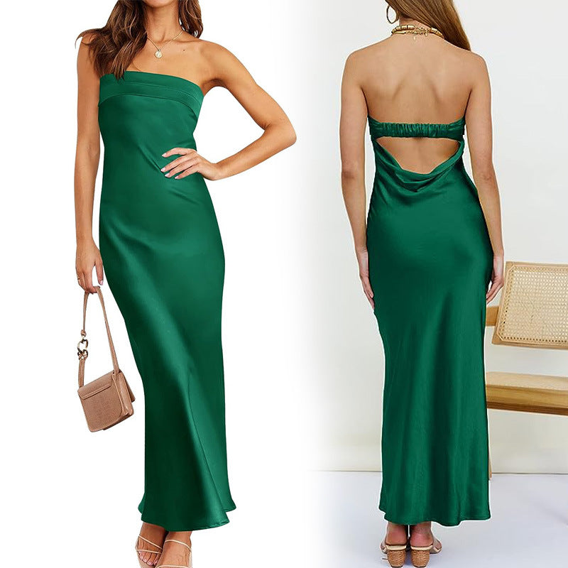 Ladies Dress Sexy Tube Top Dress Sexy Backless Formal Dress Women Clothing by Ragazza
