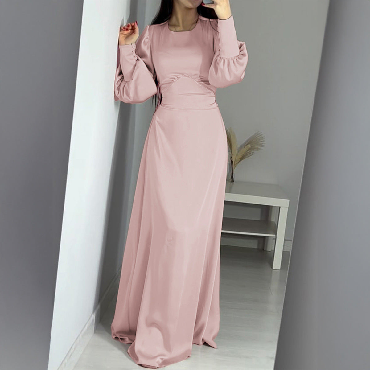 Women Clothing Autumn Elegant High End Long Sleeve Dress by Ragazza