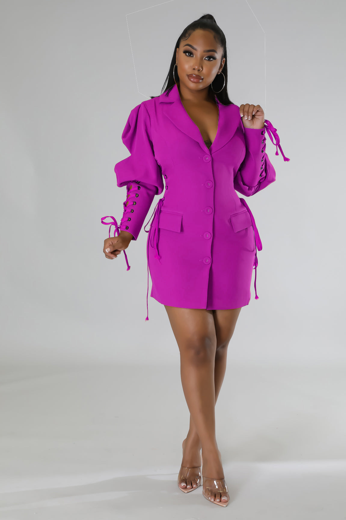 Women Clothing Autumn Winter Sexy Tied Dress by Ragazza