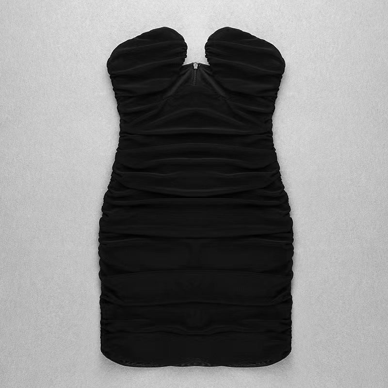 Arrival Sexy Minority Mesh Sexy Nightclub Hepburn Dress by Ragazza