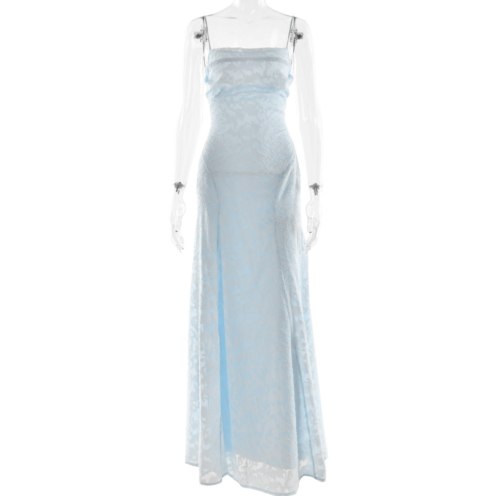 Summer Women Clothing Sexy Strap Chiffon Elegant Backless Evening Dress by Ragazza