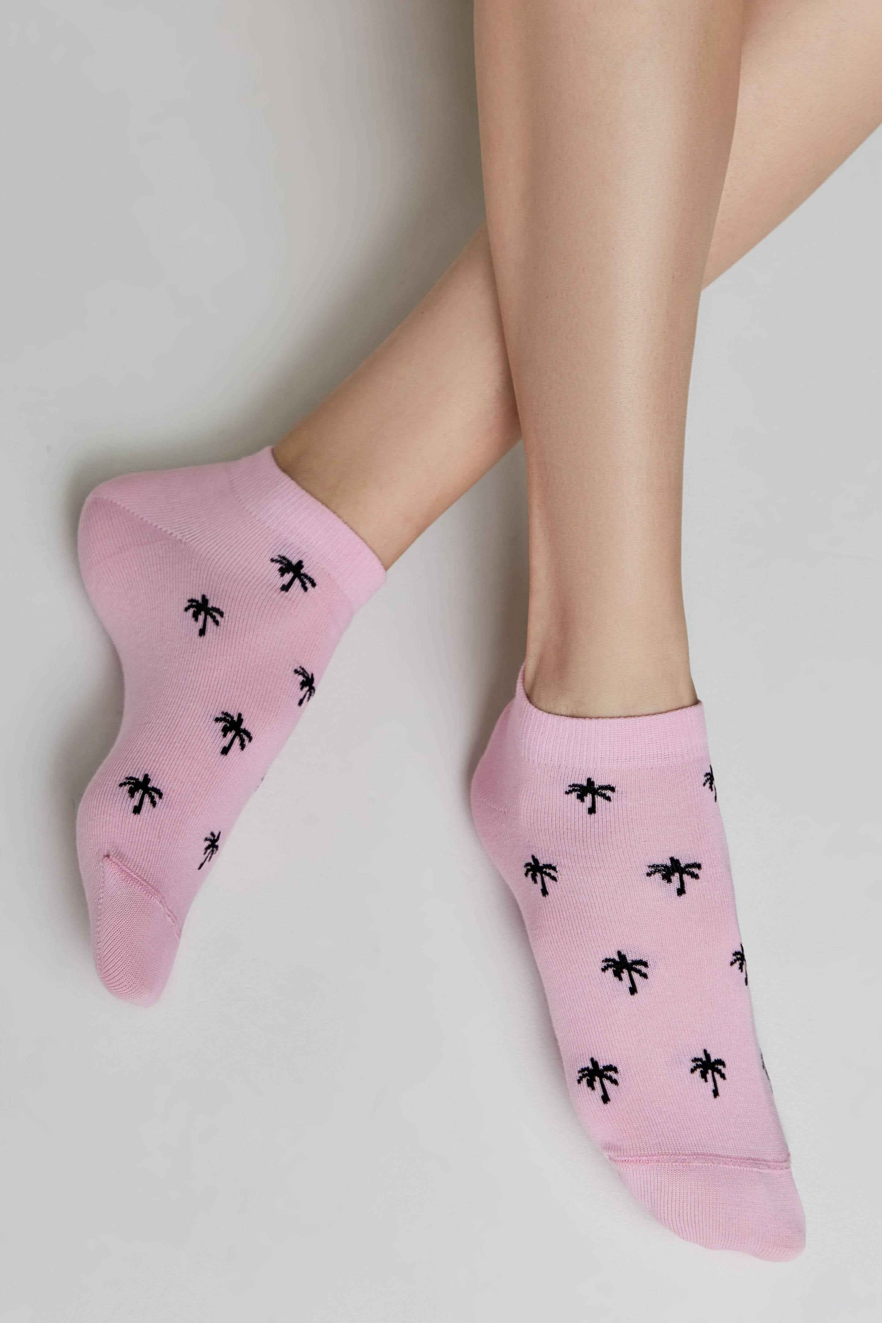 Cotton Ankle Socks Conte Active - 589 Palm Trees