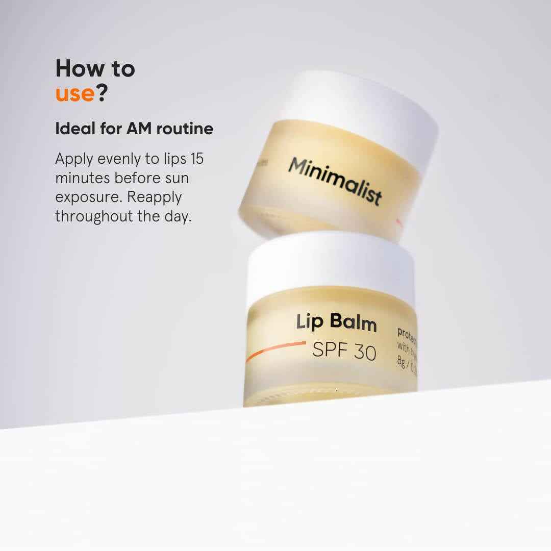 Minimalist SPF 30 Lip Balm For Protection & Nourishment