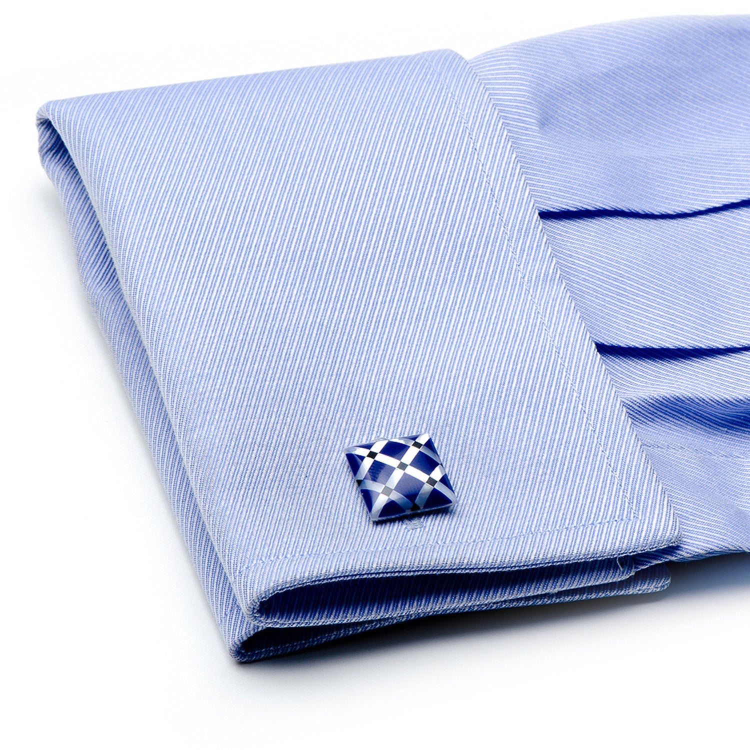 Mother of Pearl Diamond 5-Stud Set by Cufflinks.com