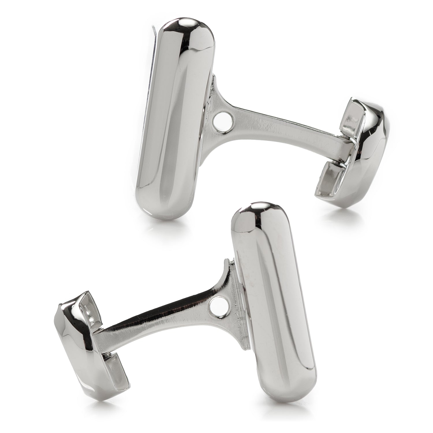 Silver and Sodalite JFK Presidential Cufflinks by Cufflinks.com