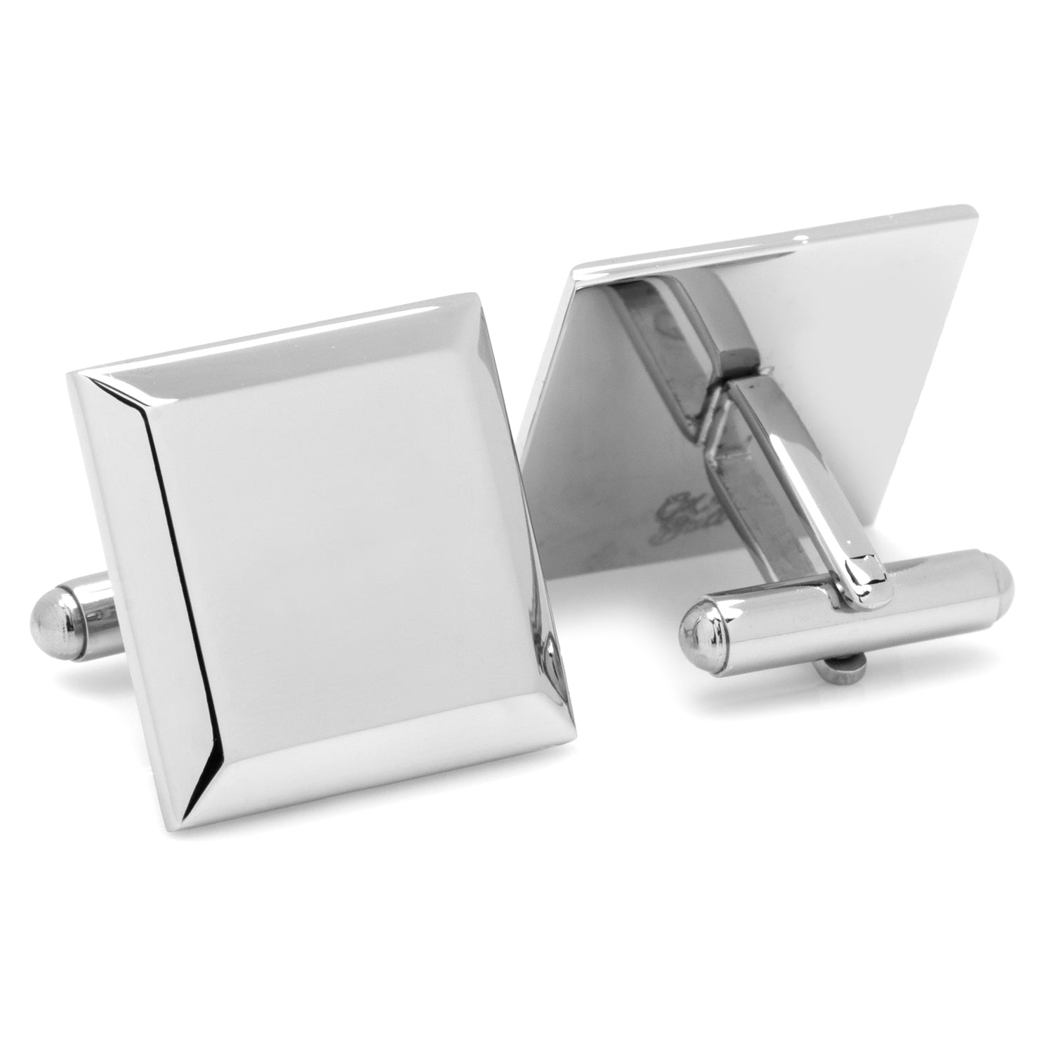 Engravable Beveled Square 3-Piece Gift Set by Cufflinks.com