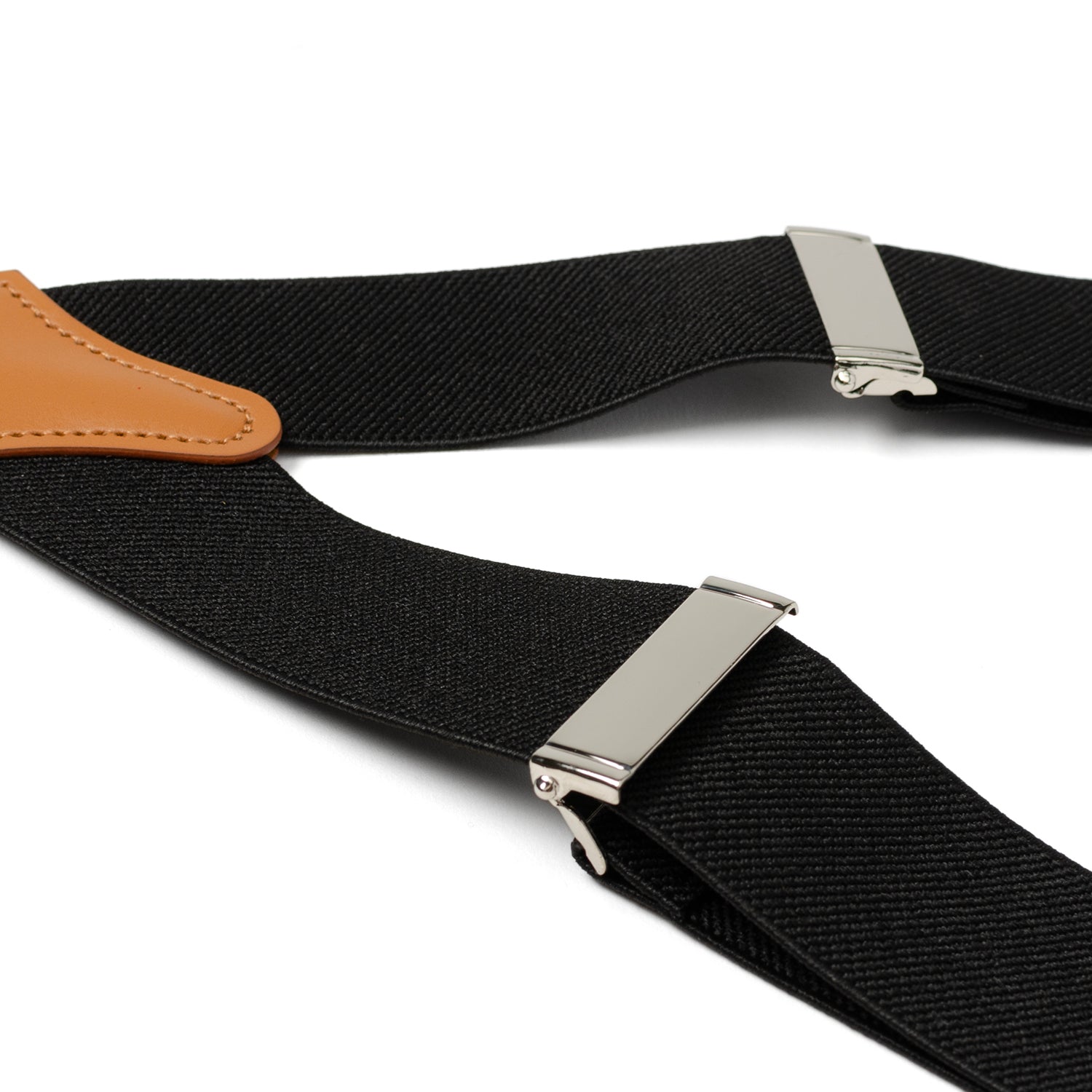 Black Convertible Suspenders by Cufflinks.com