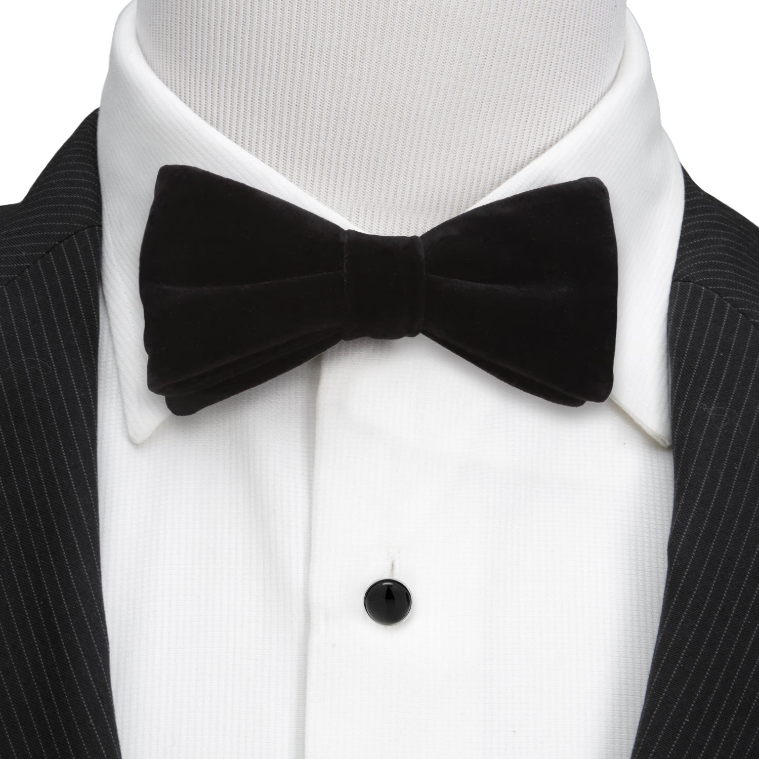 Black Velvet Bow Tie by Cufflinks.com