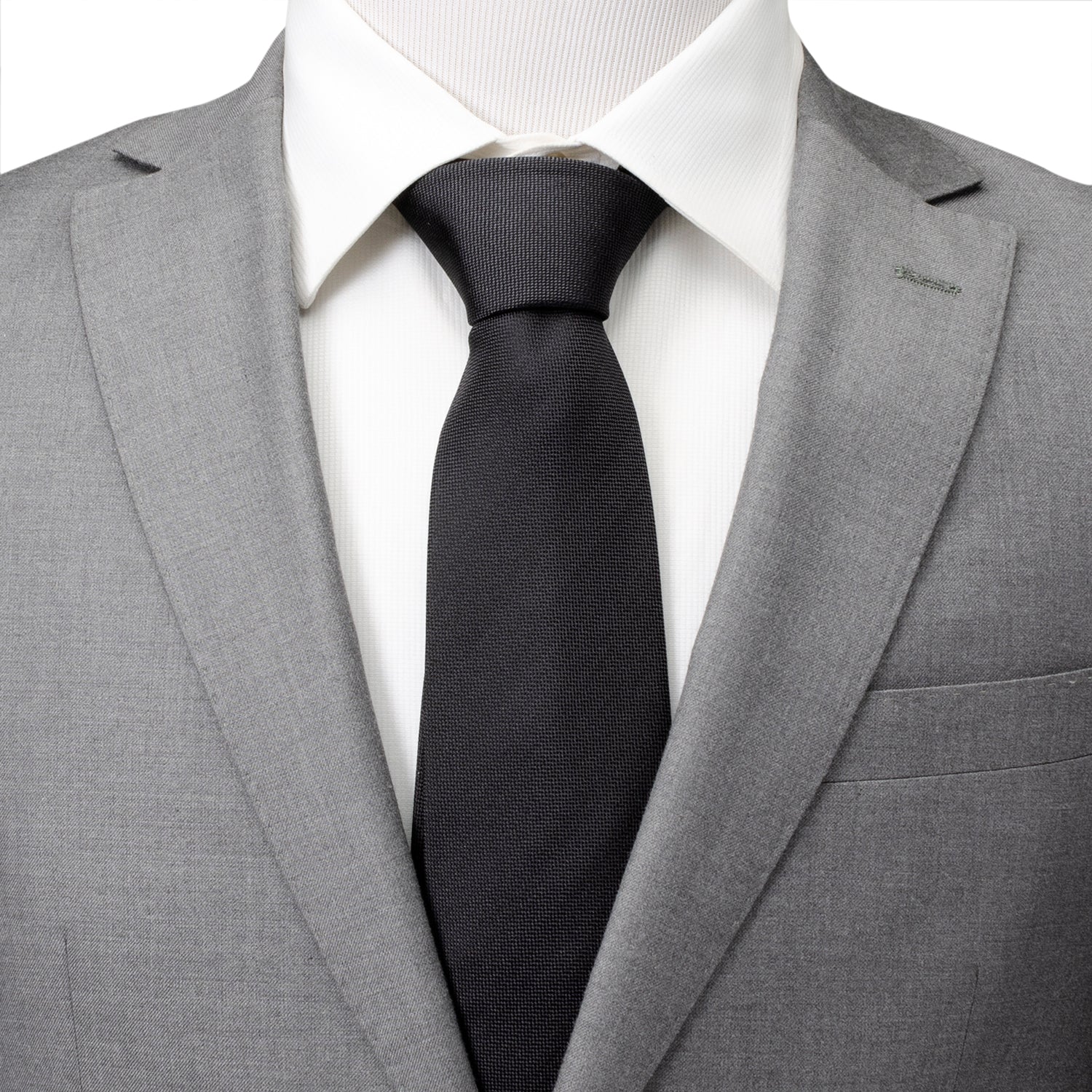Black Silk Tie by Cufflinks.com