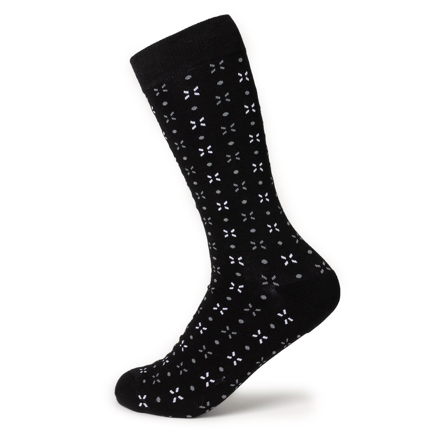 Dot Patterned Black Men&