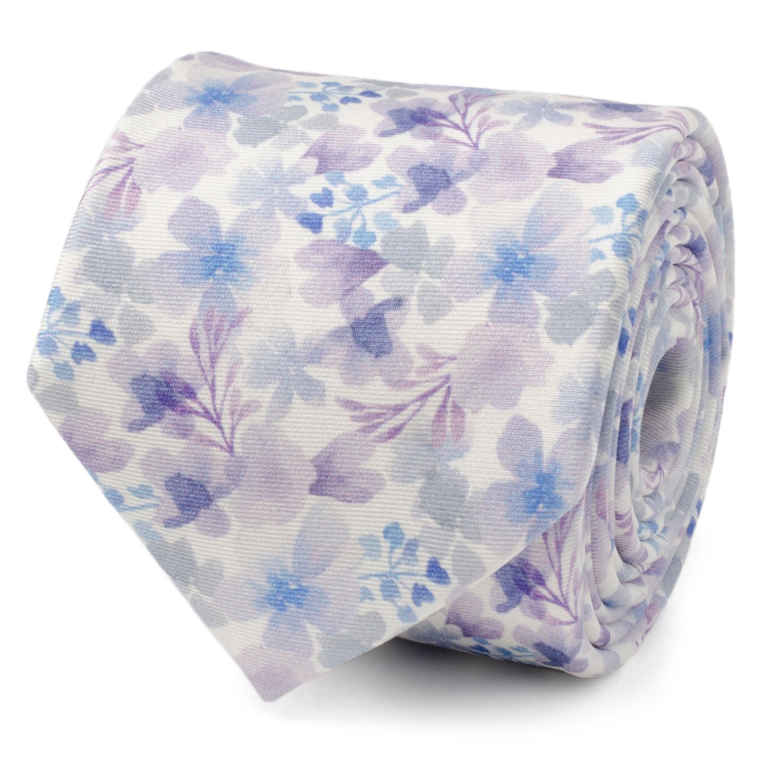 Watercolor Lavender Tie and Pocket Square Gift Set DestGlow