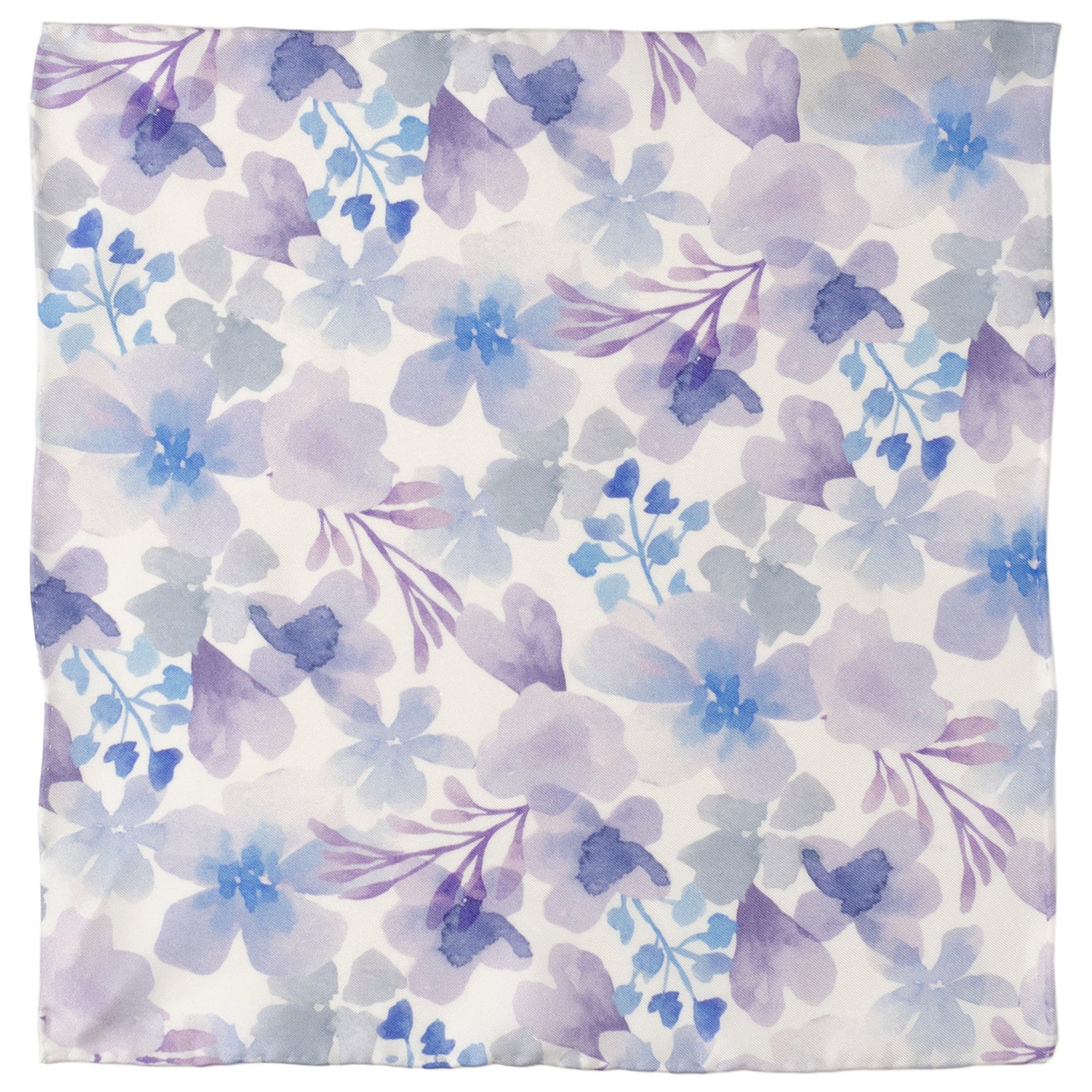Watercolor Lavender Tie and Pocket Square Gift Set DestGlow