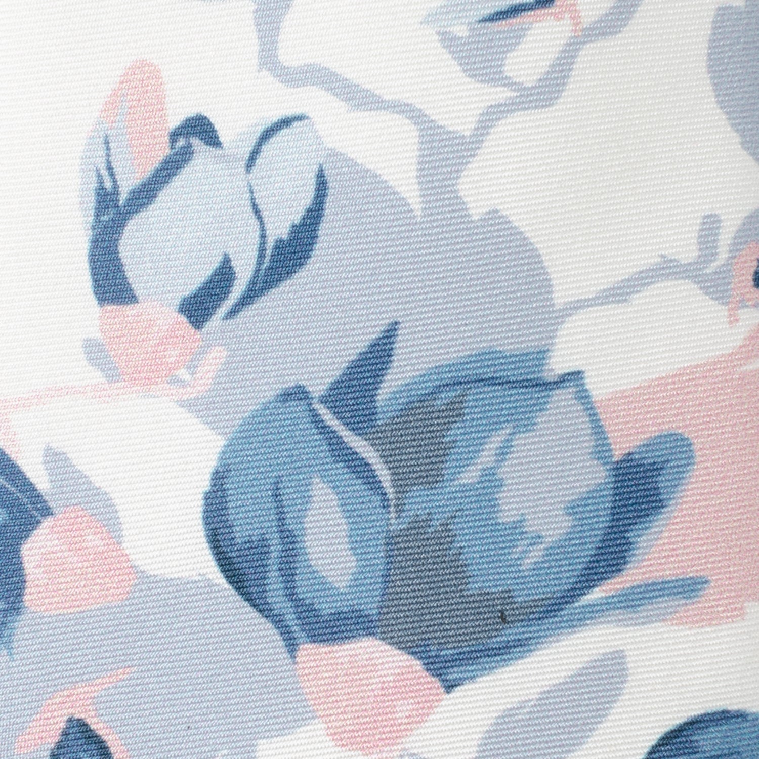 White Floral Patterned Printed Men&