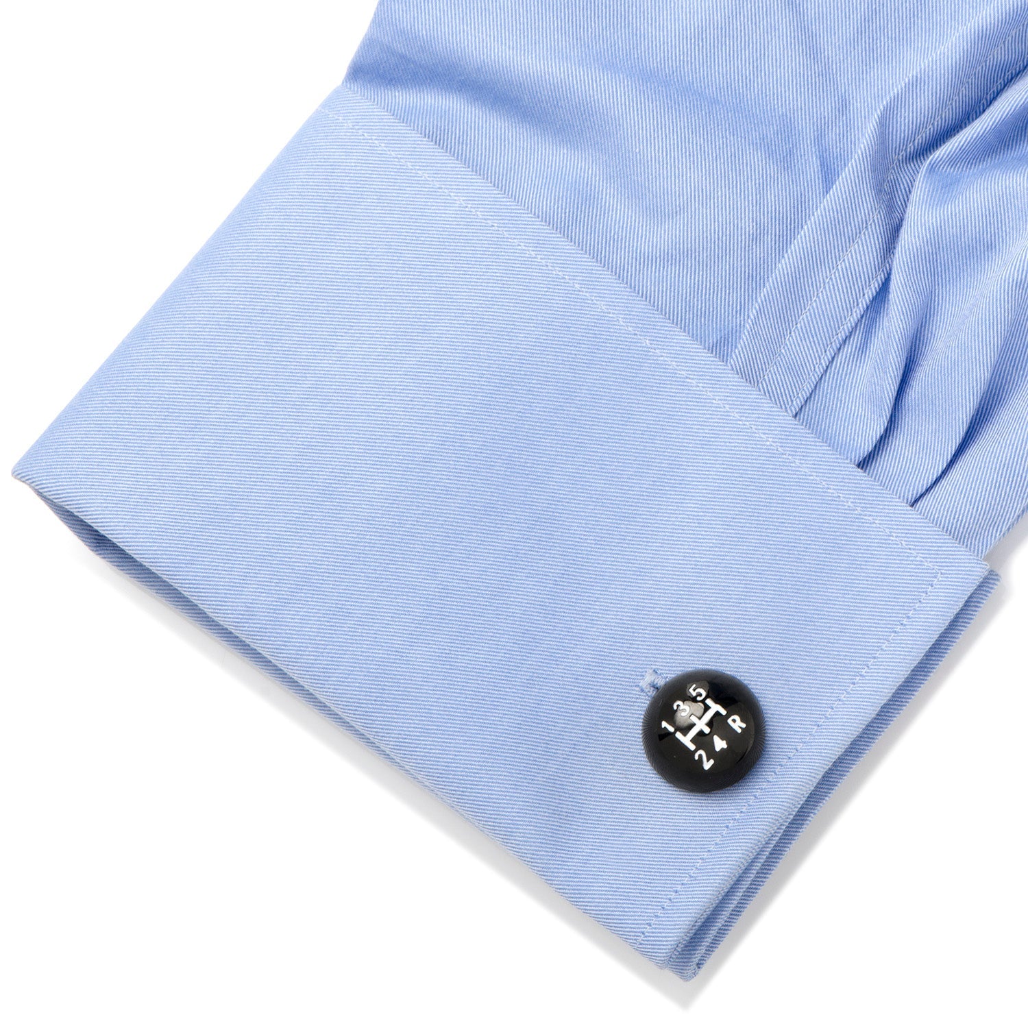 3D Black Gear Shifter Cufflinks by Cufflinks.com