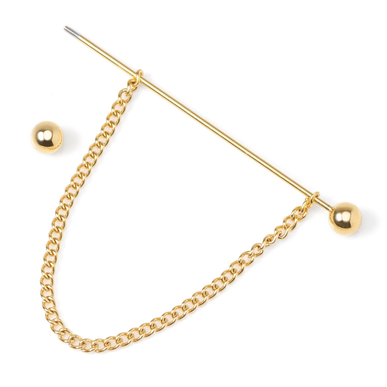 Stainless Steel Gold Chain Collar Bar DestGlow