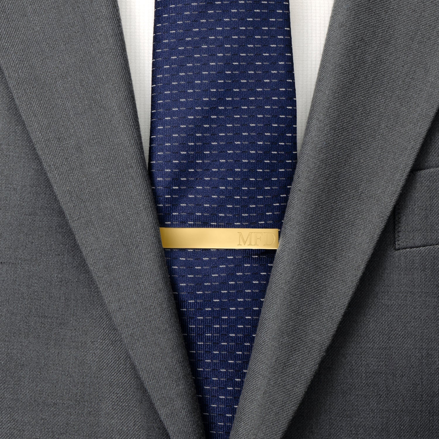 Best Day Ever Gold Engravable Tie Bar by Cufflinks.com